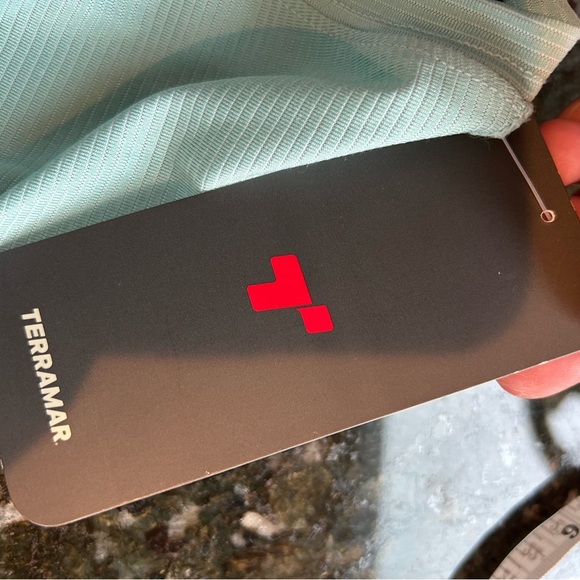 NWT Terramar All Season Performance Men’s Long Sleeve Shirt. Spring ‘23. Aqua. L - Picture 6 of 12